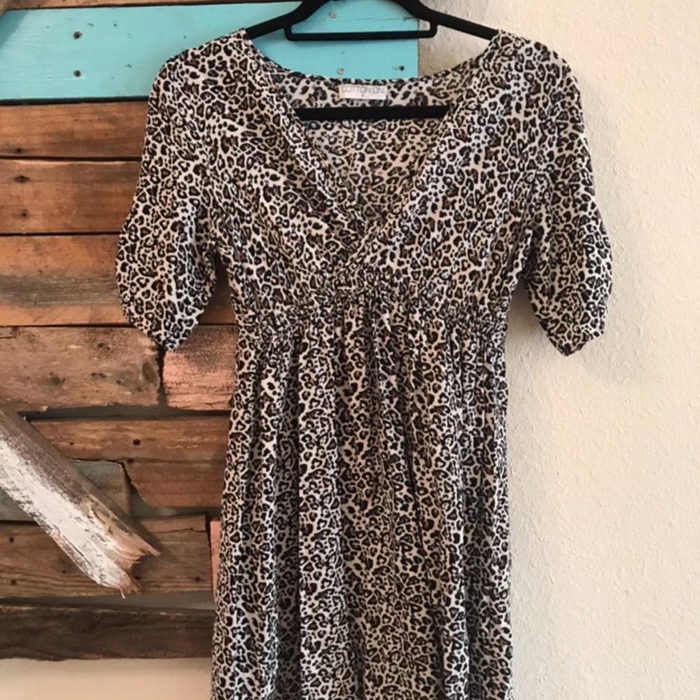 Cheetah Print Dress